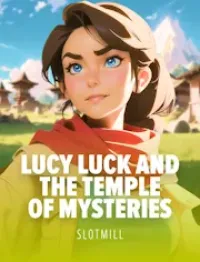 lucy luck and the temple of mysteries slot logo